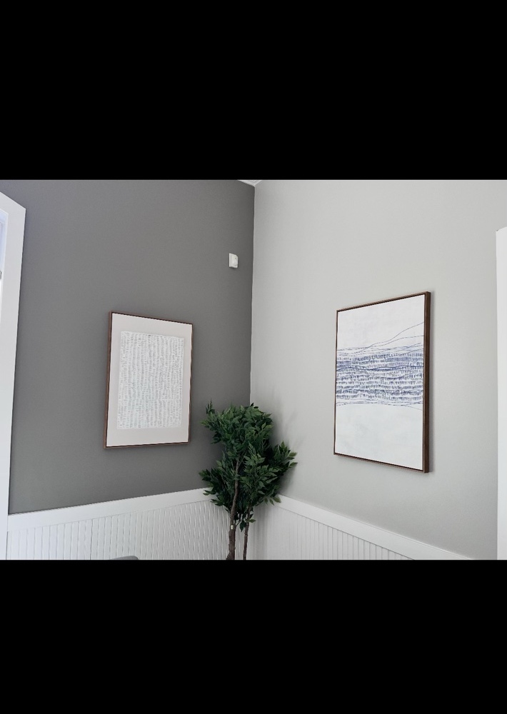 Installed wall art and décor